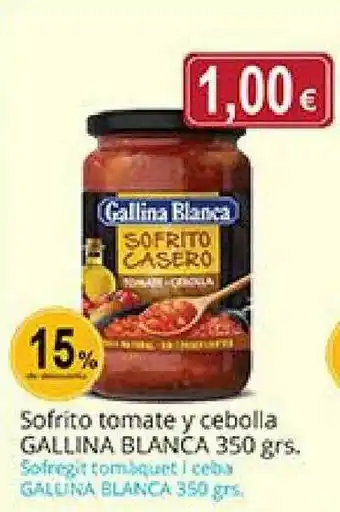 Supermercados Bip Bip Sofrito Tomate Y Cebolla Gallina Blanca 350grs oferta