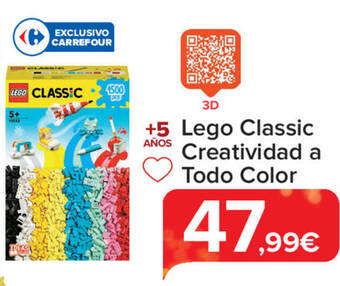 Carrefour Lego Classic Creatividad a Todo Color oferta