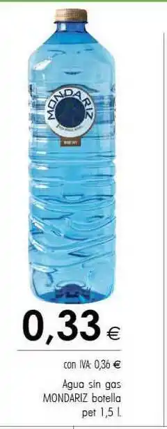Cash Ifa água Sin Gas Mondariz 1,5l oferta