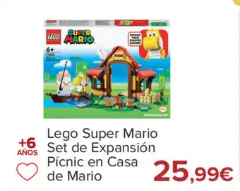 Carrefour Lego Super Mario Set de Expansión Pícnic en Casa de Mario oferta