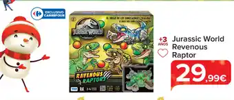 Carrefour Jurassic World Revenous Raptor oferta