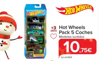 Carrefour Hot Wheels Pack 5 Coches oferta