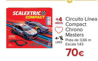 Carrefour Circuito Línea Compact Chrono Masters oferta