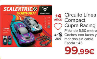 Carrefour Circuito Línea Compact Cupra Racing Pista de 5,60 metros oferta