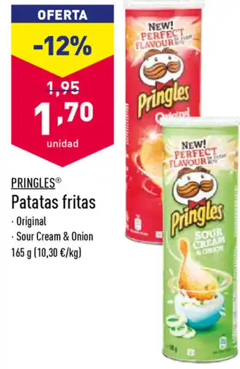 ALDI Pringles Patatas fritas 165 g oferta