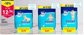 ALDI Dodto Pañales oferta