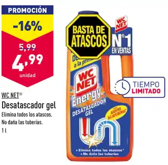 ALDI WC Net Desatascador gel 1 L oferta
