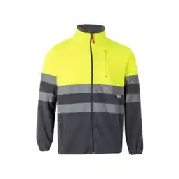 Brico Depôt Chaqueta polar bicolor av 5xl gris/amarillo fl£or oferta
