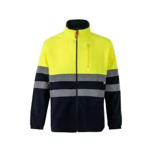 Brico Depôt Chaqueta polar bicolor av m azul marino/amarillo fl£or oferta