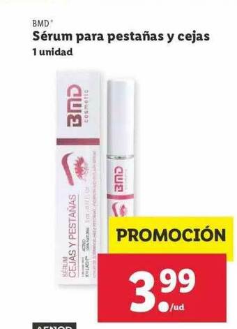 Lidl BMD® Sérum Para Pestañas Y Cejas oferta