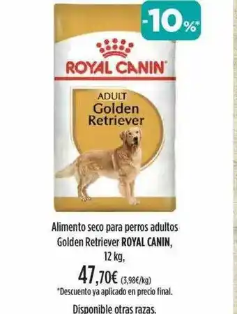 El Corte Inglés Royal Canin Alimento Seco Para Perros Adultos Golden Retriever 12kg oferta