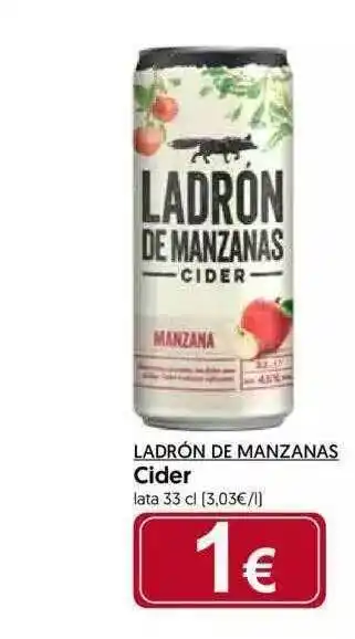 Hiper Usera Ladrón De Manzanas Cider 33cl oferta