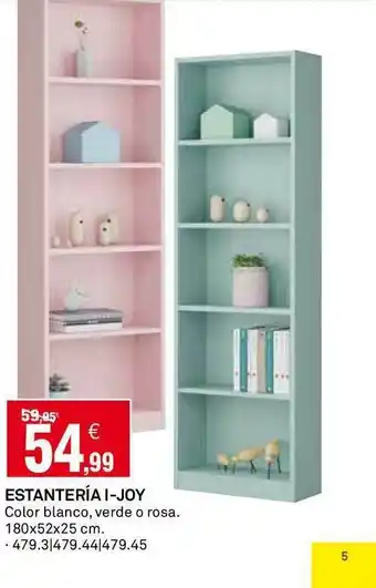 Bricoking Estantería I-Joy 180x52x25cm oferta