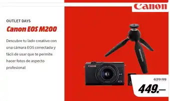 MediaMarkt Canon Outlet Days Canon EOS M200 oferta