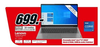 MediaMarkt Lenovo Portátil IP3 15ITL6 oferta