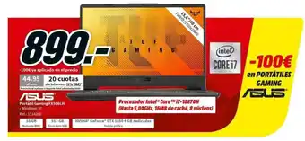 MediaMarkt Asus Portátil Gaming FX506LH oferta