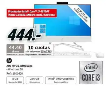 MediaMarkt HP Aio HP 22-DF0017ns oferta