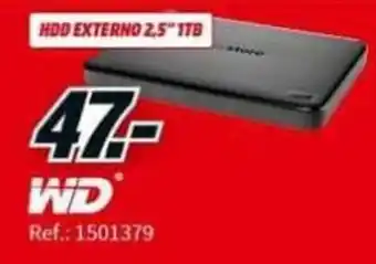 MediaMarkt WD HDD Externo 2,5" 1TB oferta