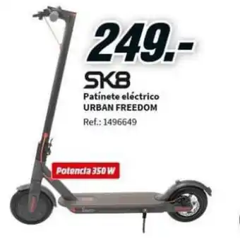 MediaMarkt SK8 Patínete eléctrico Urban Freedom oferta