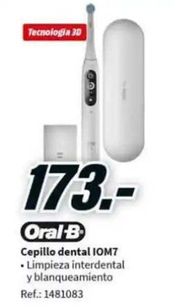 MediaMarkt Oral B cepillo dental IOM7 oferta