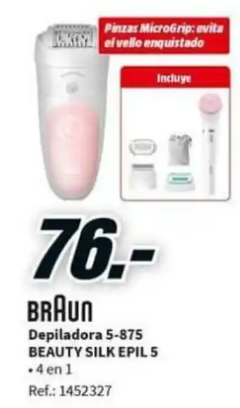 MediaMarkt Braun Depiladora Beuaty Silk Epil 5 oferta