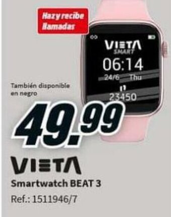 MediaMarkt Vieta Smartwatch Beat 3 oferta