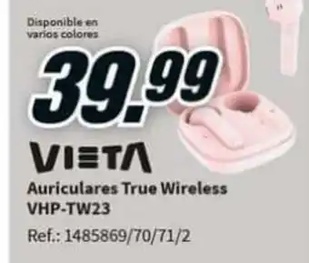 MediaMarkt Vieta Auriculares True Wireless VHP-TW23 oferta