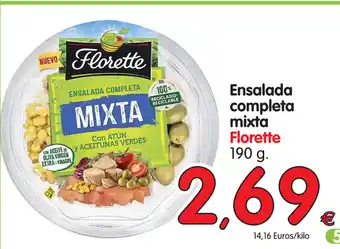 Alimerka Florette Ensalada completa mixta 190g oferta