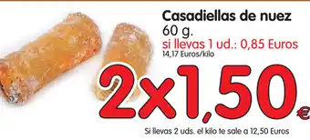 Alimerka Casadiellas de nuez 60g oferta