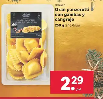 Lidl Gran panzerotti con gambas y cangrejo oferta