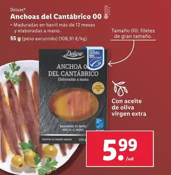 Lidl Anchoas del Cantábrico 00 oferta