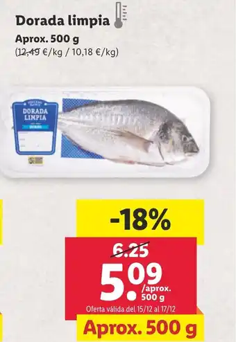 Lidl Dorada limpia oferta