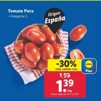 Lidl Tomate Pera oferta