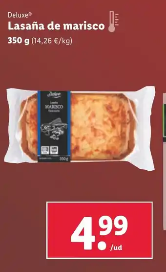 Lidl Deluxe® Lasaña de marisco oferta