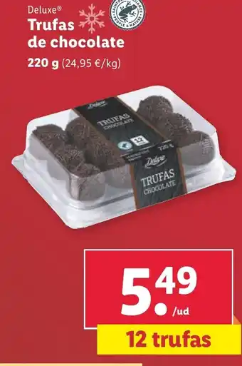 Lidl Deluxe® Trufas de chocolate oferta