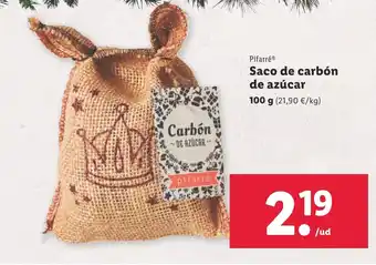 Lidl Saco de carbón de azúcar oferta