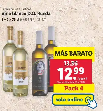Lidl Vino blanco D.O. Rueda oferta