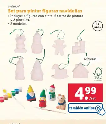 Lidl crelandoⓇ Set para montar reloj de música oferta