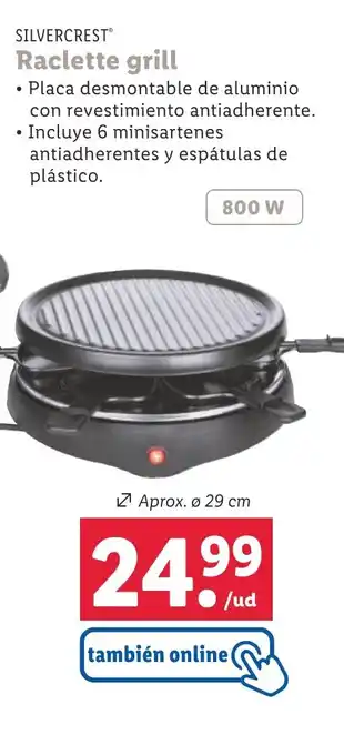 Lidl SILVERCRESTⓇ Raclette grill oferta