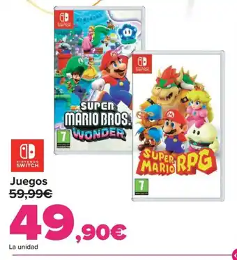 Carrefour Juegos oferta