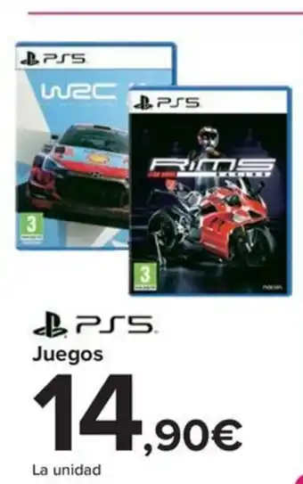 Carrefour Juegos oferta
