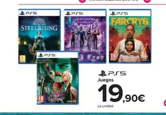 Carrefour PS5 Juegos oferta