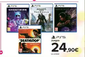Carrefour Juegos oferta