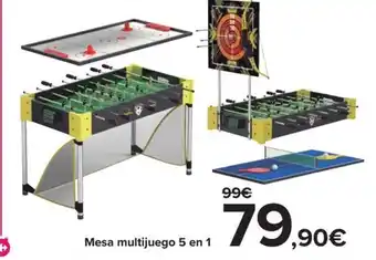 Carrefour Mesa multijuego 5 en 1 oferta