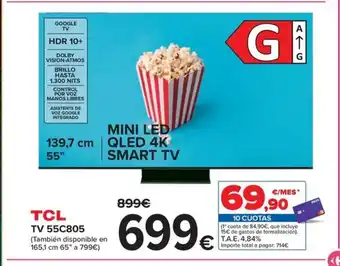 Carrefour TCL TV 55C805 oferta