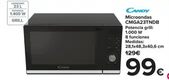 Carrefour CANDY Microondas CMGA23TNDB oferta