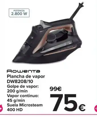 Carrefour Rowenta Plancha de vapor DW8208/10 oferta