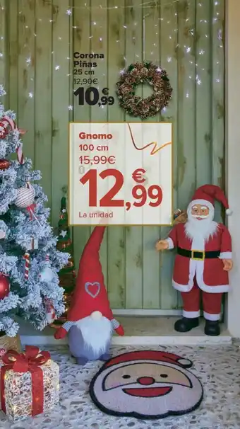 Carrefour Corona Piñas 25 cm oferta