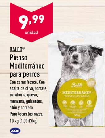 ALDI Baldo Pienso Mediterráneo para perros oferta