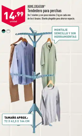 ALDI Home Creation Tendedero para perchas oferta